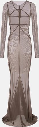 Rick Owens Temple tulle gown