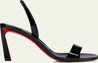 Christian Louboutin 85mm Condora Leather Slingback Sandals