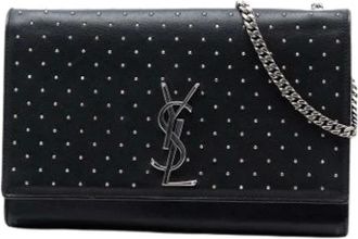 Saint Laurent Pre-owned Cross Body Bags, female, Black, Size: ONE SIZE Pre-owned The Kate Crossbody Bag