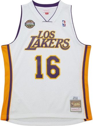 Mitchell & Ness Los Angeles Lakers Swingman Jersey - Heren - Fitness - Wit - XS - Polyester - Fitness