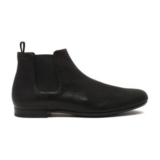 Prada Leather Chelsea Boots - male - Prada - Chelsea Boots - Black - 10 UK - Shoes