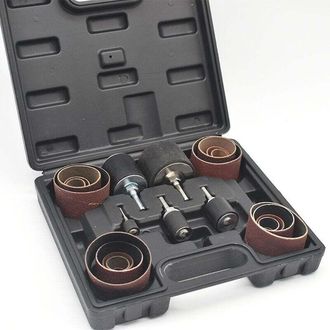 OEM Manchon Abrasif - Rouleau Pon&ccedil;age - Para Taladro El&eacute;ctrico - Superficies Curvas Madera Pintura Metal - 25 Unidades
