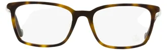 Moncler ML5094D Rectangular Tortoiseshell Acetate Eyeglasses - Brown