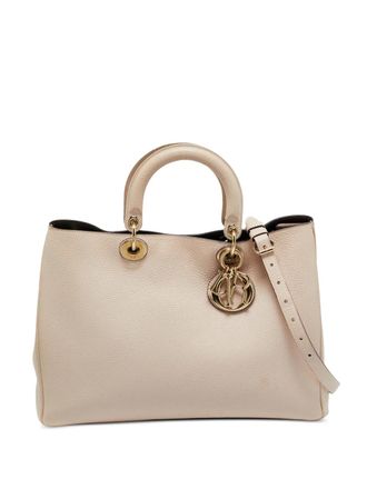 Dior 2014 Diorissimo tote bag - women - Calf Leather/Calf Leather - One Size - Neutrals