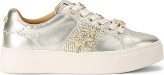 Carvela Womens Leather Marina Sneaker Sneakers - Gold - Size UK 6
