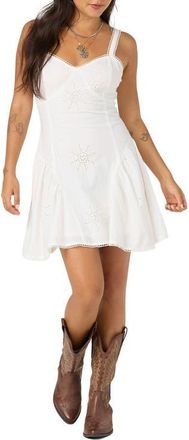 O'Neill Conor Sunshine Eyelet Minidress in White at Nordstrom, Size Xx-Large