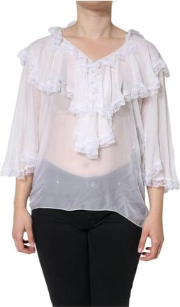 Dolce & Gabbana Donna, Camicette, Bianco, M, new