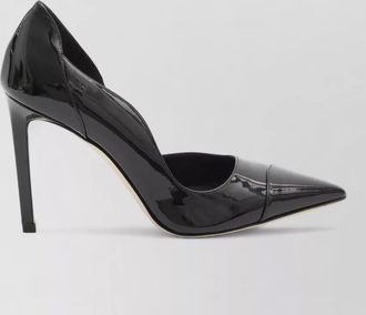 Jimmy Choo London brigitte patent leather strap stiletto pumps