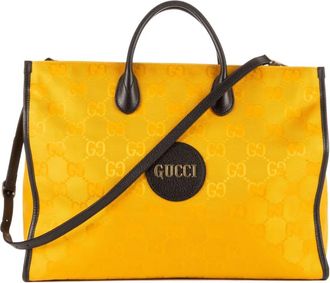 Gucci Borsa tote con monogramma - Giallo