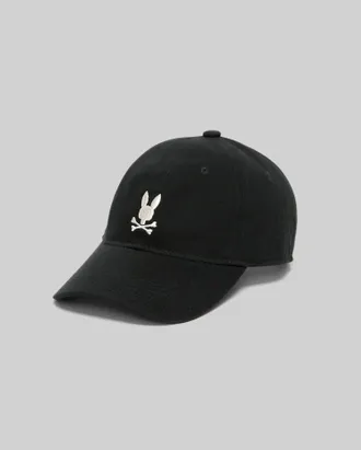 Psycho Bunny Jimmy Baseball Cap 001 BLACK / O/S