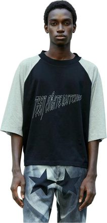 Liberal Youth Ministry Skate Heksen Grafisch T-shirt - Heren - T-shirts - Zwart - S - Katoen - Tops