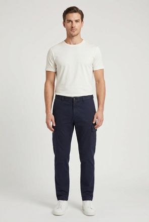 Brunello Cucinelli Navy Casual Cotton Trousers, Brand Size 54 (US Size 38)
