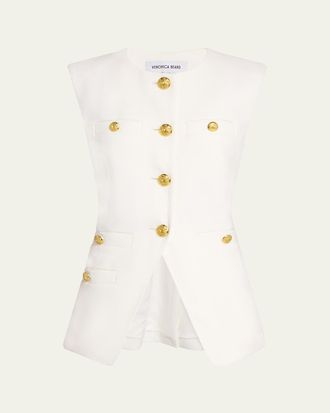 Veronica Beard Tamara Tailored Vest