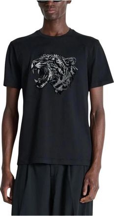 Antony Morato Regular Fit Logo T-Shirt - Heren - T-shirts - Zwart - 2XL - Katoen - Tops
