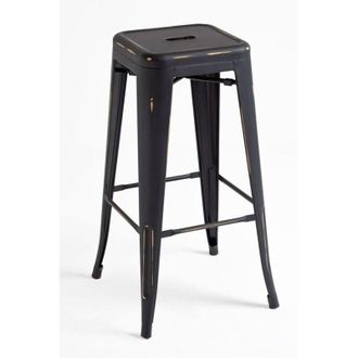 Regalos Miguel Regalos Miguel - Taburetes Altos - Taburete Torix Vintage - Negro Vintage