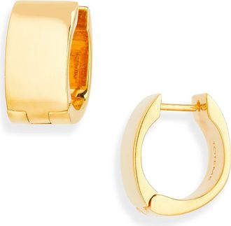 Toteme Signature Huggie Hoop Earrings in Gold at Nordstrom