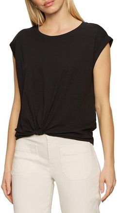 Sanctuary Knotted Muscle Tee in Black at Nordstrom, Size X-Small