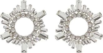 Amina Muaddi Orecchini Begum - Argento