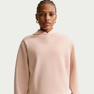 Nike Womens Kobe Dri-FIT Pullover Basketball Hoodie in Orange | IF4930-821