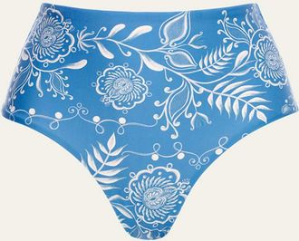 Agua Bendita Magenta Floritura Bikini Bottoms