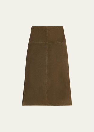 Proenza Schouler Irine Suede Midi Skirt