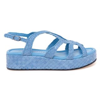 Pons Quintana Flat Sandal - female - Pons Quintana - Wedges - Blue - 4 UK - Shoes