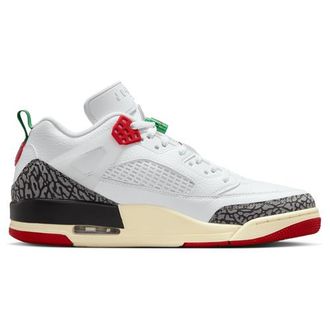 Nike Jordan Mens Spizike Low - Basketball Shoes Black/White/Varsity Red Size 10.0