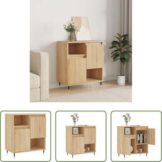 vidaXL vidaXL Credenza in legno Rovere Sonoma - Credenza Rovere Sonoma 60x35x70 cm in Legno Multistrato