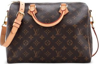 Louis Vuitton Borsa a spalla Speedy Bandouliere 30 in tela con monogramma - Marrone
