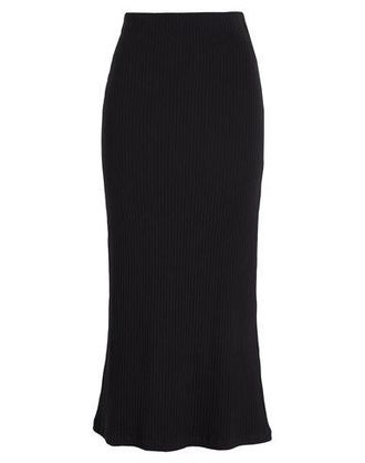 8 by YOOX RIBBED LOW-WAIST MAXI SKIRT