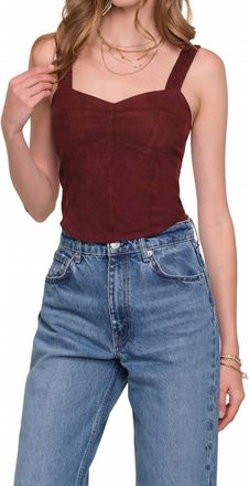Heartloom Lennox Tank Top In Oxblood
