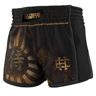 OEM Pantaloncini Da Uomo Muay Thai Bushido Taglia S, Neri