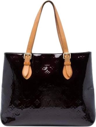 Louis Vuitton Bolso Tote Brentwood Pre-owned - Pre-owned - Mujer - P&uacute;rpura - ONE SIZE