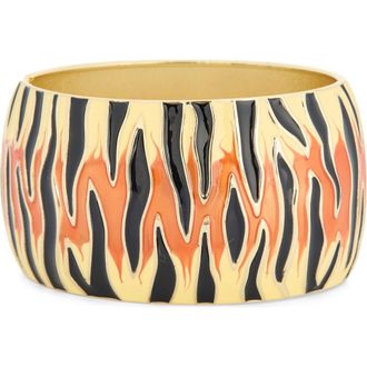 Kenneth Jay Lane Tiger Bracelet in Gold at Nordstrom Rack