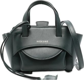 Hidesins Tassen, Dames, Groen, ONE Size, Leer, Flap XS Premiere leren schoudertas