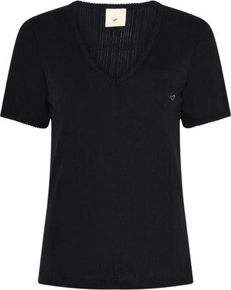 Julie Fagerholt - Heartmade T-shirt - Dames - T-shirts - Zwart - L - Tops