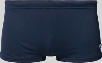 Emporio Armani Badehose mit Label-Patch in Dunkelblau, Gr&ouml;&szlig;e XXL