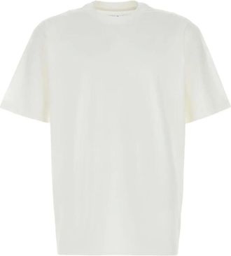Yohji Yamamoto Tops, Heren, Wit, 2Xl, Wit T-shirt met korte mouwen