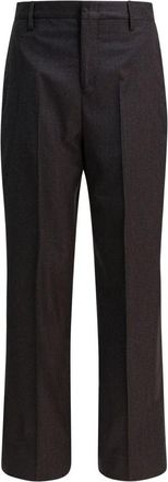 BRIGLIA 1949 Bruine Wol Kasjmier Broek Aw 25 - Dames - Straight fit broeken - Bruin - M - Wol - Broeken