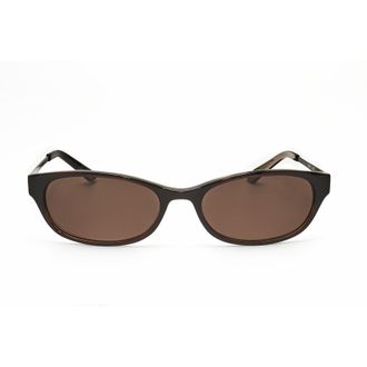 Anna Sui Ladies Brown Oval Sunglasses AS 566AS