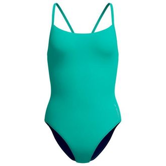 Speedo Solid Racerback 1 Piece Badeanzug f&uuml;r Damen | t&uuml;rkis