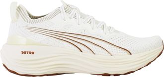 Puma ForeverRun Nitro Womens Off White Running Shoes - Size UK 4.5