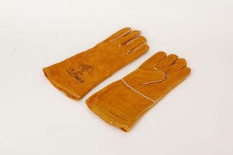 OEM Guantes Para Soldadura El&eacute;ctrica, Alambre Ign&iacute;fugo, Piel De Vacuno De Primera Calidad, Guantes Reforzados Con B&aacute;lsamo Y Superficie Antideslizante