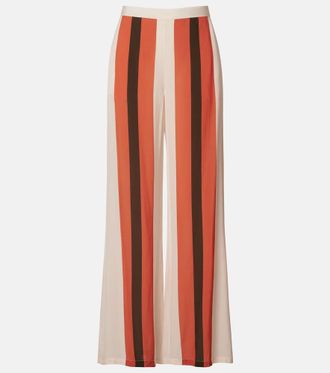 Adriana Degreas Pantalones anchos a rayas
