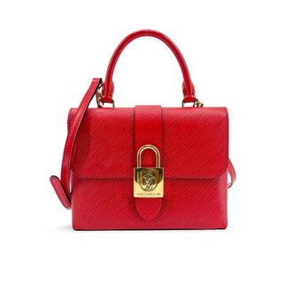 Louis Vuitton Locky Epi Leather Red Leather Handbag (Pre-Owned)