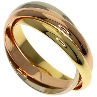 Cartier Trinity Pink White Yellow Band Ring (Pre-Owned)