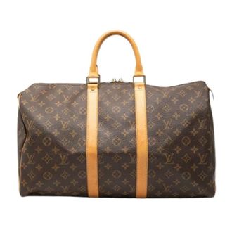Louis Vuitton Pre-owned Weekend Bags, female, Brown, Size: ONE SIZE Pre-owned Keepall 45