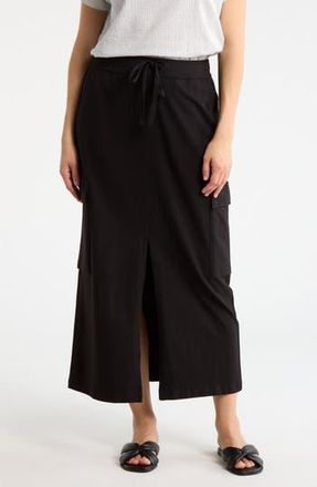 Eileen Fisher Cargo Maxi Skirt in Black at Nordstrom Rack, Size X-Large