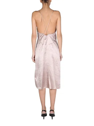 Dsquared2 Acetate Undervest Dress - Beige