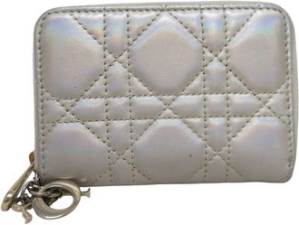 Dior Ivory Coin Purse/Coin Case (Pre-Owned)